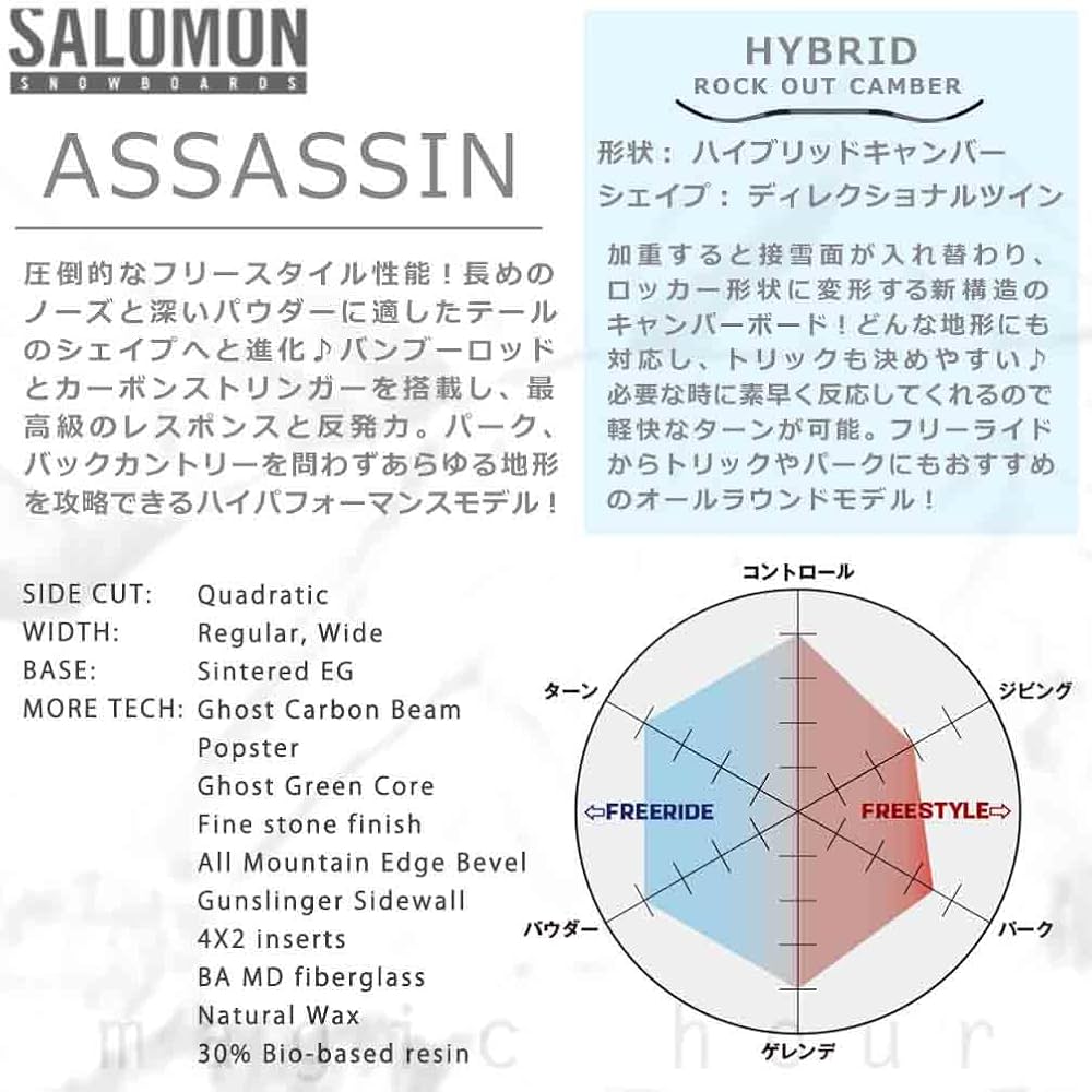 SALOMON ASSASSIN 150cm UNION Force Mサイズ Amazon | スノーボード 板 メンズ 単品 サロモン アサシン 2025